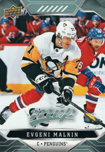 #42 Evgeni Malkin Pittsburgh Penguins 2019-20 Upper Deck MVP Hockey Card