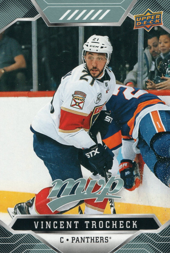 #123 Vincent Trocheck Florida Panthers 2019-20 Upper Deck MVP Hockey Card