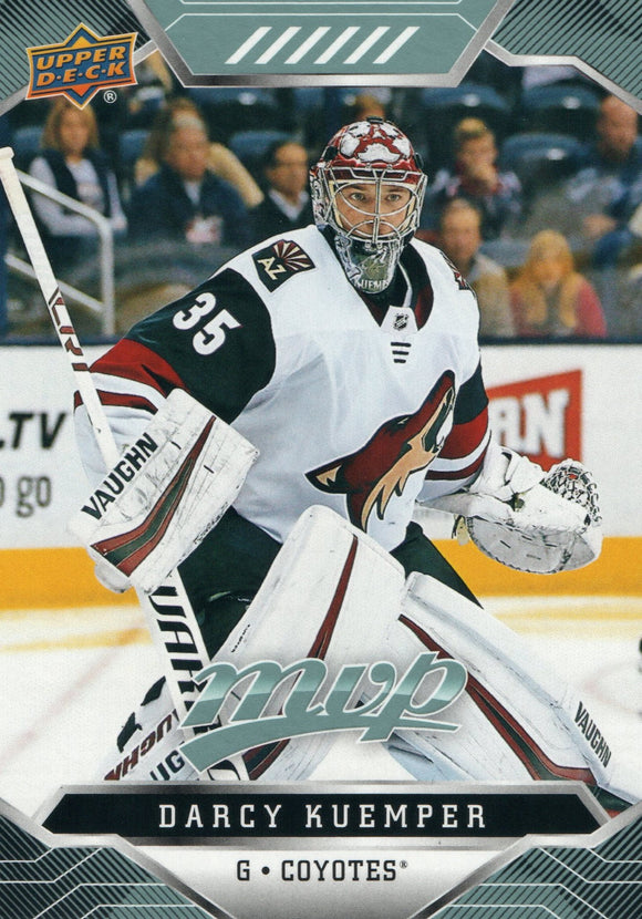 #135 Darcy Kuemper Arizona Coyotes 2019-20 Upper Deck MVP Hockey Card