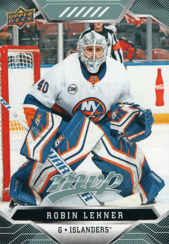 #95 Robin Lehner New York Islanders 2019-20 Upper Deck MVP Hockey Card