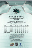 #56 Tomas Hertl San Jose Sharks 2019-20 Upper Deck MVP Hockey Card