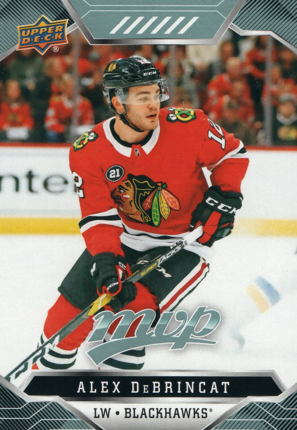 #67 Alex DeBrincat Chicago Blackhawks 2019-20 Upper Deck MVP Hockey Card