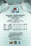 #13 Mikko Rantanen Colorado Avalanche 2019-20 Upper Deck MVP Hockey Card