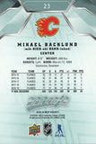 #23 Mikael Backlund Calgary Flames 2019-20 Upper Deck MVP Hockey Card