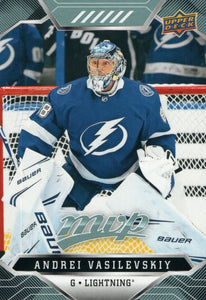 #10 Andrei Vasilevskiy Tampa Bay Lightning 2019-20 Upper Deck MVP Hockey Card