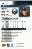 #34 Jeff Skinner Silver Scripts Stanley Cup Edition Buffalo Sabres 2019-20 Upper Deck MVP Hockey Card
