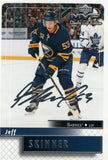 #34 Jeff Skinner Silver Scripts Stanley Cup Edition Buffalo Sabres 2019-20 Upper Deck MVP Hockey Card
