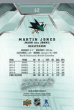 #62 Martin Jones San Jose Sharks 2019-20 Upper Deck MVP Hockey Card