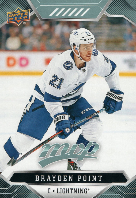 #16 Brayden Point Tampa Bay Lightning 2019-20 Upper Deck MVP Hockey Card