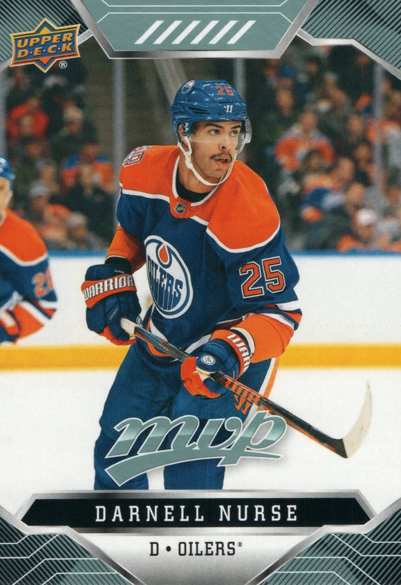 #179 Darnell Nurse Edmonton Oilers 2019-20 Upper Deck MVP Hockey Card