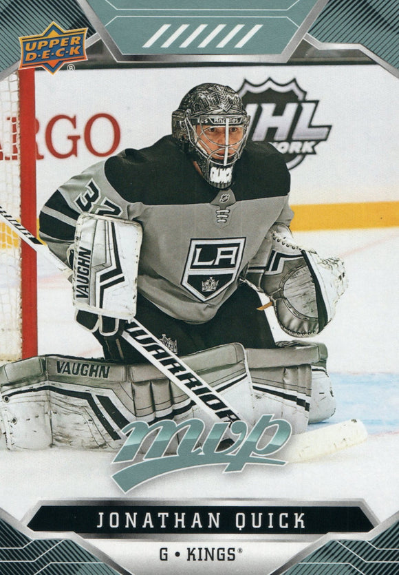 #136 Jonathan Quick Los Angeles Kings 2019-20 Upper Deck MVP Hockey Card