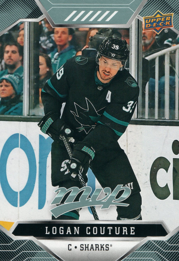 #88 Logan Couture San Jose Sharks 2019-20 Upper Deck MVP Hockey Card