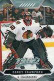 #110 Corey Crawford Chicago Blackhawks 2019-20 Upper Deck MVP Hockey Card