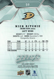 #59 Nick Ritchie Anaheim Ducks 2019-20 Upper Deck MVP Hockey Card