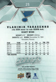 #25 Vladimir Tarasenko St Louis Blues 2019-20 Upper Deck MVP Hockey Card