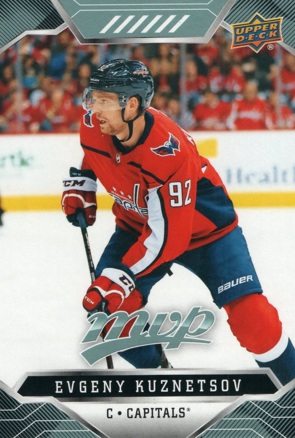 #37 Evgeny Kuznetsov Washington Capitals 2019-20 Upper Deck MVP Hockey Card
