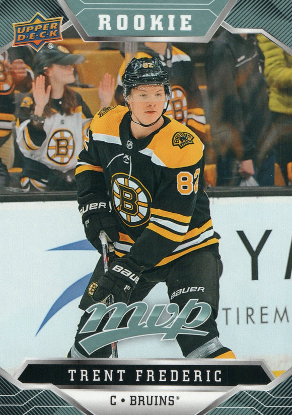 #244 Trent Frederic Rookie Boston Bruins 2019-20 Upper Deck MVP Hockey Card