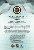 #244 Trent Frederic Rookie Boston Bruins 2019-20 Upper Deck MVP Hockey Card