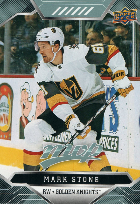#49 Mark Stone Vegas Golden Knights 2019-20 Upper Deck MVP Hockey Card