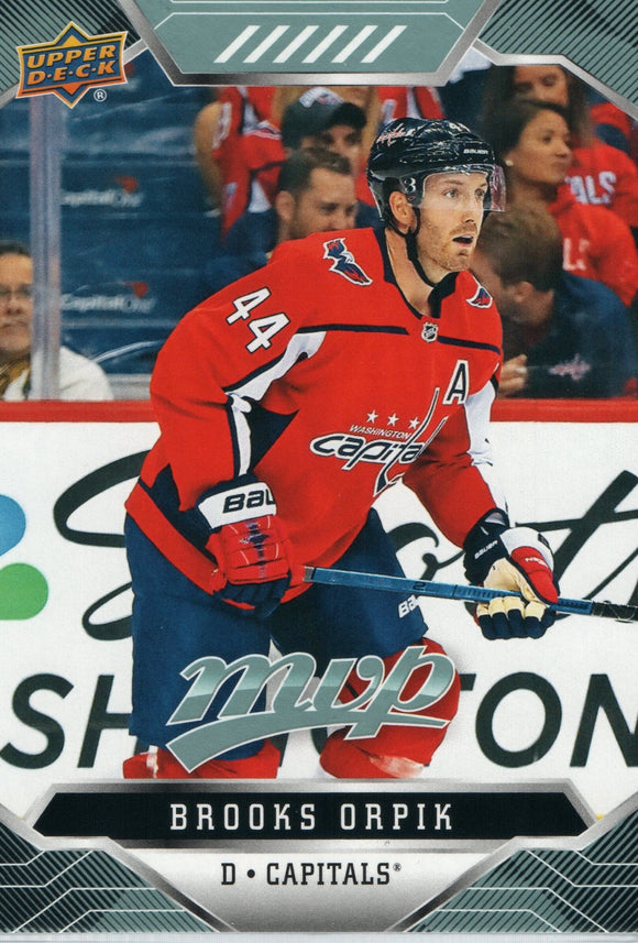 #198 Brooks Orpik Washington Capitals 2019-20 Upper Deck MVP Hockey Card