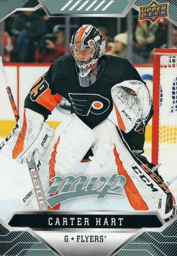 #182 Carter Hart Philadelphia Flyers 2019-20 Upper Deck MVP Hockey Card