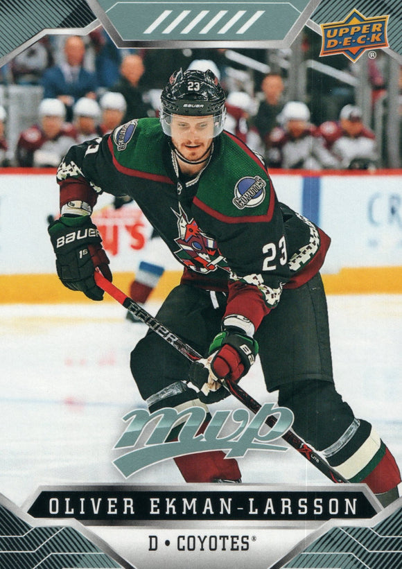 #126 Oliver Ekman Larsson Arizona Coyotes 2019-20 Upper Deck MVP Hockey Card