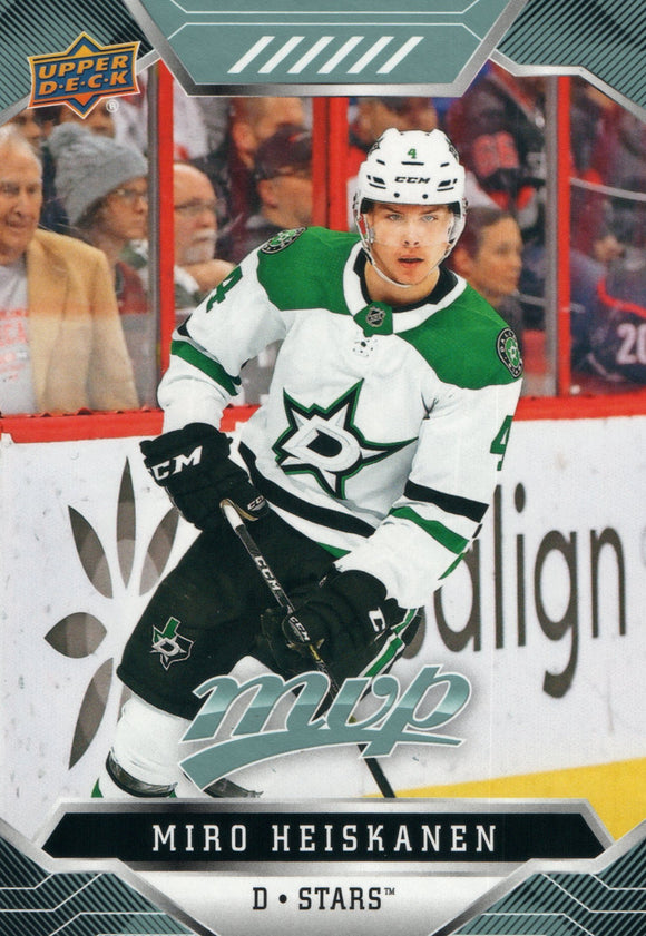 #143 Miro Heiskanen Dallas Stars 2019-20 Upper Deck MVP Hockey Card