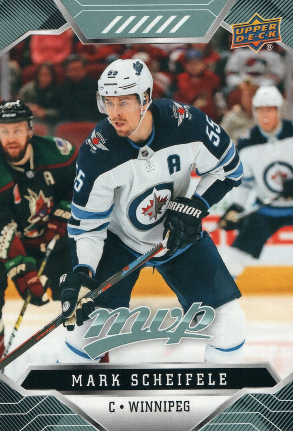 #17 Mark Scheifele Winnipeg Jets 2019-20 Upper Deck MVP Hockey Card