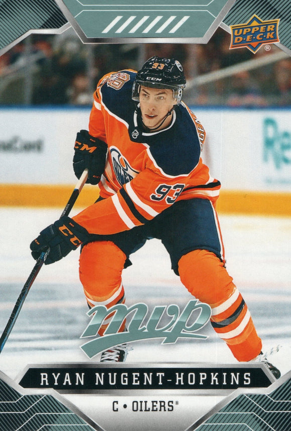 #79 Ryan Nugent Hopkins Edmonton Oilers 2019-20 Upper Deck MVP Hockey Card