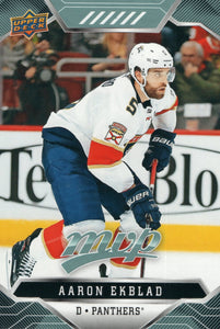#137 Aaron Ekblad Florida Panthers 2019-20 Upper Deck MVP Hockey Card
