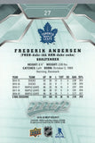 #27 Frederik Andersen Toronto Maple Leafs 2019-20 Upper Deck MVP Hockey Card