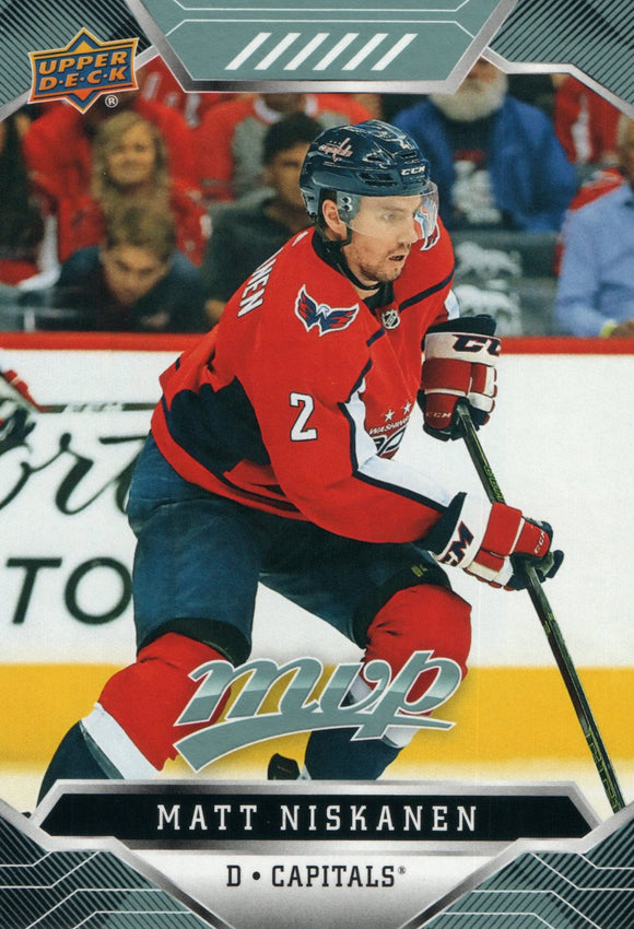 #48 Matt Niskanen Washington Capitals 2019-20 Upper Deck MVP Hockey Card