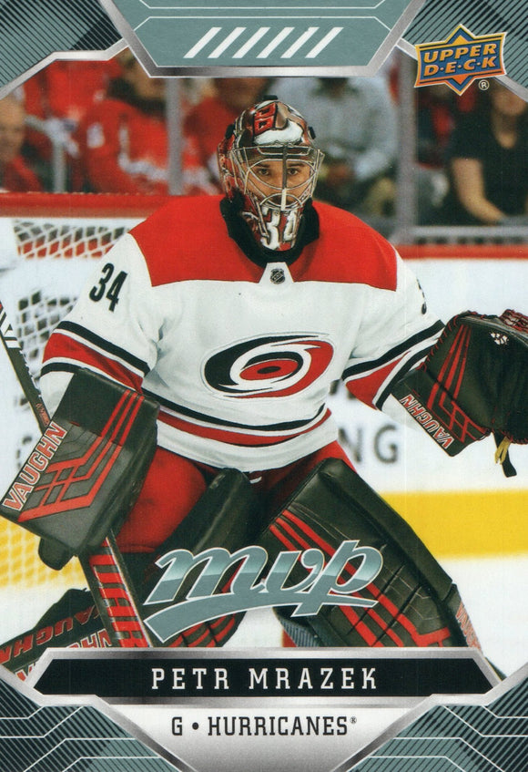 #171 Petr Mrazek Carolina Hurricanes 2019-20 Upper Deck MVP Hockey Card