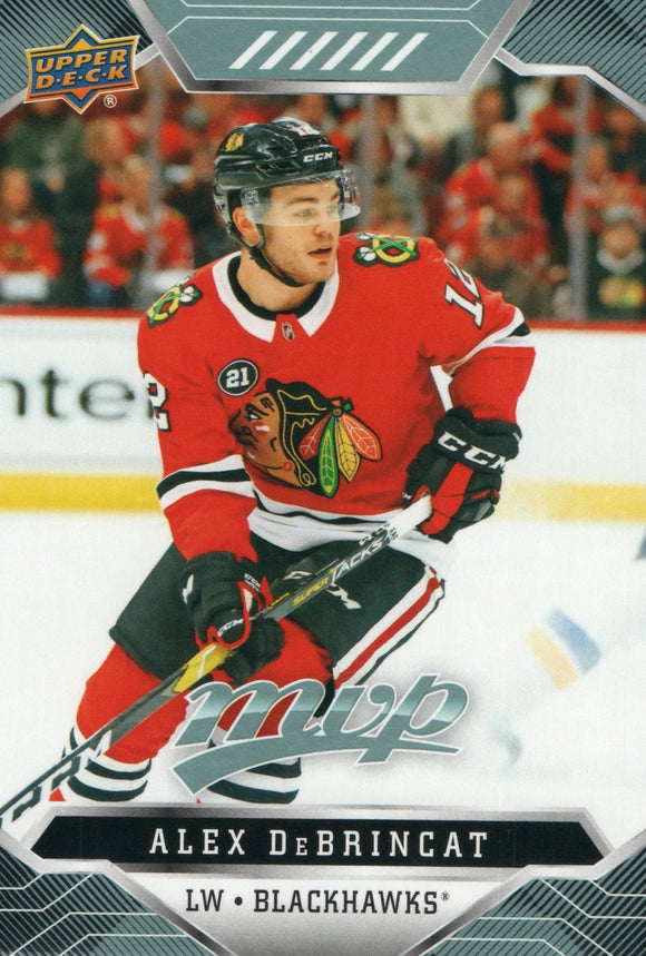 #67 Alex DeBrincat Chicago Blackhawks 2019-20 Upper Deck MVP Hockey Card