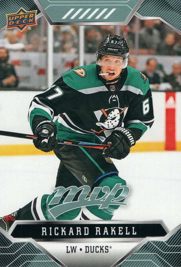 #163 Rickard Rakell Anaheim Ducks 2019-20 Upper Deck MVP Hockey Card