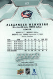 #63 Alexander Wennberg Columbus Blue Jackets 2019-20 Upper Deck MVP Hockey Card
