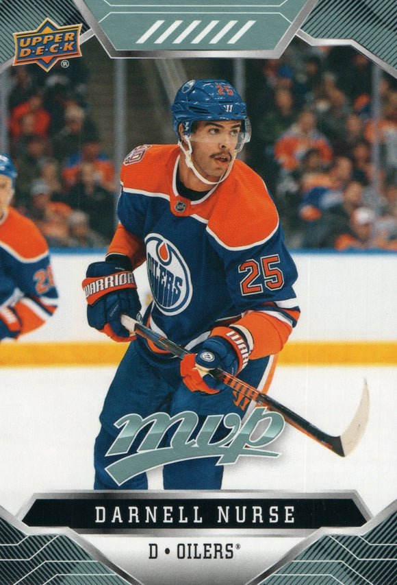 #179 Darnell Nurse Edmonton Oilers 2019-20 Upper Deck MVP Hockey Card