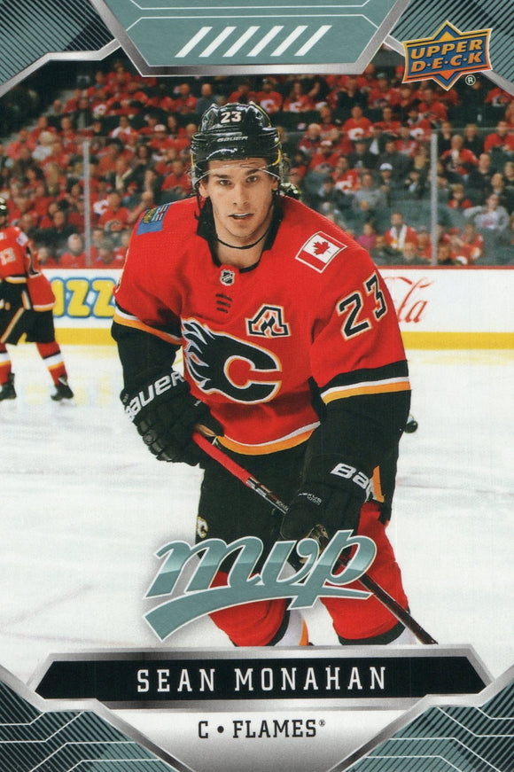 #206 Sean Monahan Calgary Flames 2019-20 Upper Deck MVP Hockey Card