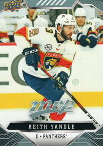 #94 Keith Yandle Florida Panthers 2019-20 Upper Deck MVP Hockey Card