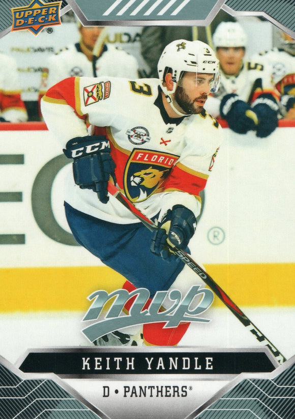 #94 Keith Yandle Florida Panthers 2019-20 Upper Deck MVP Hockey Card
