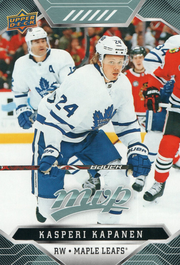#181 Kasperi Kapanen Toronto Maple Leafs 2019-20 Upper Deck MVP Hockey Card