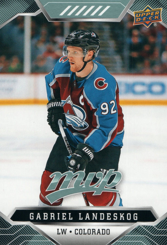 #41 Gabriel Laneskog Colorado Avalanche 2019-20 Upper Deck MVP Hockey Card