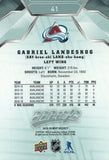 #41 Gabriel Laneskog Colorado Avalanche 2019-20 Upper Deck MVP Hockey Card
