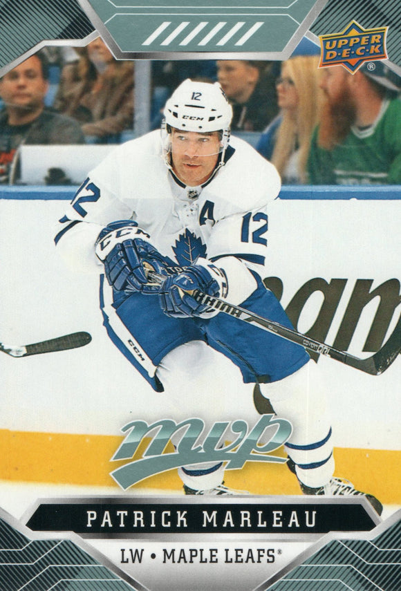 #185 Patrick Marleau Toronto Maple Leafs 2019-20 Upper Deck MVP Hockey Card