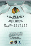 #174 Dominik Kahun Chicago Blackhawks 2019-20 Upper Deck MVP Hockey Card