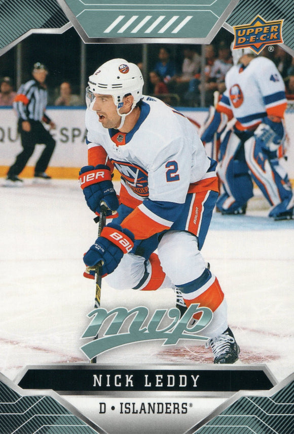 #80 Nick Leddy New York Islanders 2019-20 Upper Deck MVP Hockey Card