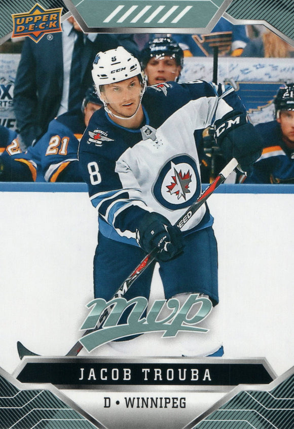 #78 Jacob Trouba Winnipeg Jets 2019-20 Upper Deck MVP Hockey Card