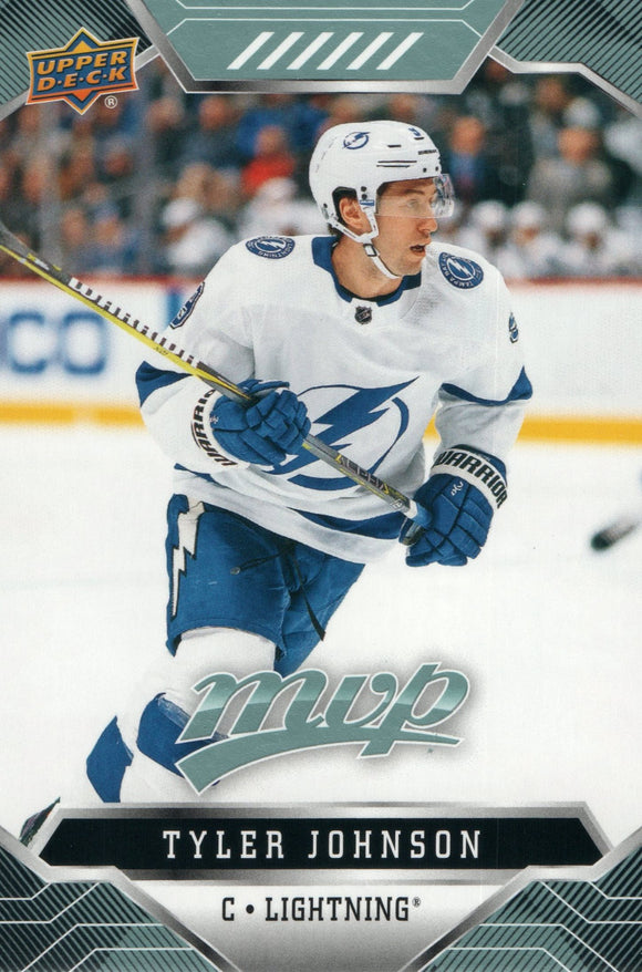 #139 Tyler Johnson Tampa Bay Lightning 2019-20 Upper Deck MVP Hockey Card