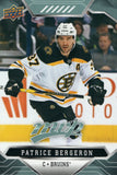#19 Patrice Bergeron Boston Bruins 2019-20 Upper Deck MVP Hockey Card
