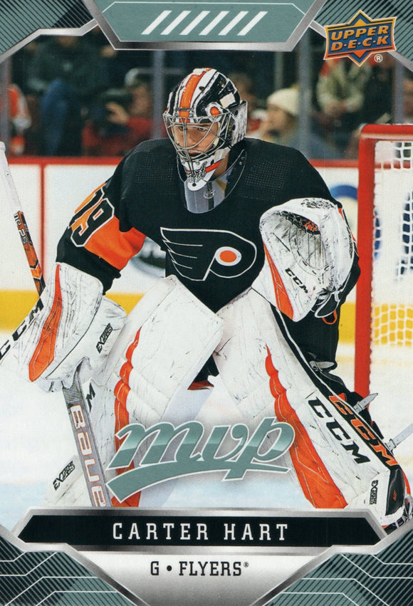 #182 Carter Hart Philadelphia Flyers 2019-20 Upper Deck MVP Hockey Card